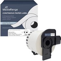 MediaRange Endlospapierrolle für Etikettendrucker ersetzt brother DK-22205 weiß, 62,0 mm, 1 x 1 Etiketten MediaRange Endlospapierrolle für Etikettendrucker ersetzt brother DK-22205 weiß, 62,0 mm, 1 x 1 Etiketten von MediaRange