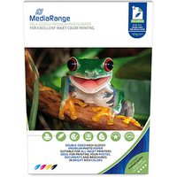 MediaRange Fotopapier MRINK108 DIN A4 hochglänzend 160 g/qm 50 Blatt von MediaRange