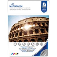 MediaRange Fotopapier MRINK111 DIN A4 matt 140 g/qm 100 Blatt von MediaRange