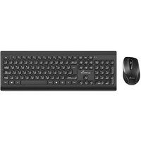 MediaRange MROS104 Tastatur-Maus-Set kabellos schwarz von MediaRange