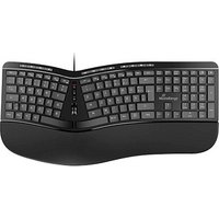 MediaRange MROS120 ergonomische Tastatur kabelgebunden schwarz von MediaRange