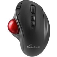 MediaRange MROS263 Trackball kabellos rot, schwarz von MediaRange