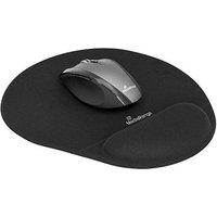 MediaRange Mousepad mit Handgelenkauflage schwarz von MediaRange