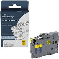 MediaRange Schriftband MRBTZ611, 6 mm schwarz auf gelb von MediaRange