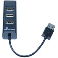 MediaRange USB-Hub 4-fach schwarz von MediaRange