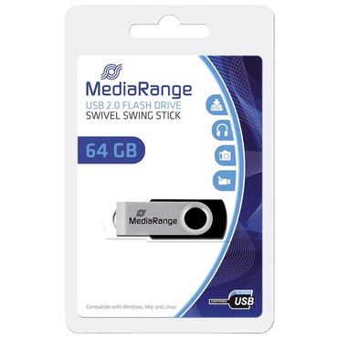MediaRange USB Speicherstick 2.0 - 64 GB. von MediaRange