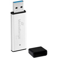 MediaRange USB-Stick MR1901 silber, schwarz 64 GB von MediaRange