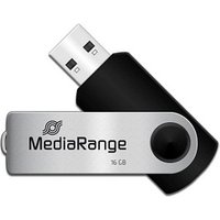 MediaRange USB-Stick schwarz, silber 16 GB MediaRange USB-Stick schwarz, silber 16 GB von MediaRange