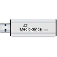 MediaRange USB-Stick schwarz, silber 256 GB von MediaRange