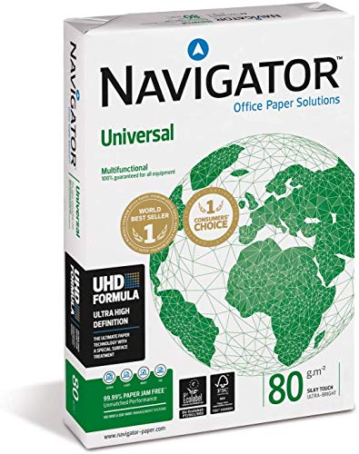 Media Wave store – Navigator Papierformat A4 500 Blatt 80g Universal Copy 1 Risma Media Wave store – Navigator Papierformat A4 500 Blatt 80g Universal Copy 1 Risma von Mediawave Store