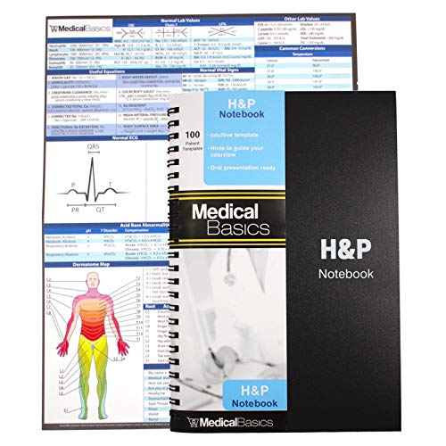 H&P Notizbuch - Medizinische Geschichte und Physikalisches Notizbuch, 100 medizinische Vorlagen mit Perforationen H&P Notizbuch - Medizinische Geschichte und Physikalisches Notizbuch, 100 medizinische Vorlagen mit Perforationen von Medical Basics