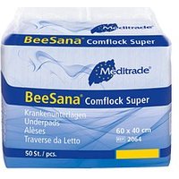 Meditrade® Einweg-Betteinlagen BeeSana® Comflock Super 1-lagig weiß, 50 St. von Meditrade®