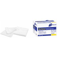 Meditrade® Mull-Kompressen BeeSana® 1012 weiß 10,0 x 10,0 cm, 100 St. von Meditrade®