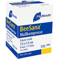 Meditrade® Mull-Kompressen BeeSana® 1044 weiß 7,5 x 7,5 cm, 50 St. von Meditrade®