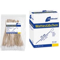 Meditrade® Wattestäbchen braun, 1.000 St. von Meditrade®