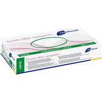 Meditrade® unisex Einmalhandschuhe Gentle Skin® compact+ weiß Größe L, 100 St. von Meditrade®