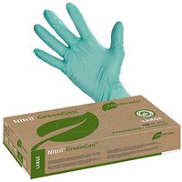 Meditrade® unisex Einmalhandschuhe Nitril® GreenGen® grün Größe L 100 St. von Meditrade®