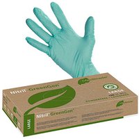 Meditrade® unisex Einmalhandschuhe Nitril® GreenGen® grün Größe L, 100 St. von Meditrade®