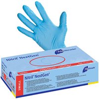 Meditrade® unisex Einmalhandschuhe Nitril® NextGen® blau Größe S, 100 St. von Meditrade®