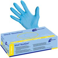 Meditrade® unisex Einmalhandschuhe Nitril® NextGen® blau Größe XS 100 St. von Meditrade®