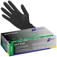 Meditrade® unisex Einmalhandschuhe Nitril® black schwarz Größe L 100 St. von Meditrade®