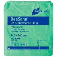 Meditrade® unisex Schutzkittel BeeSana®PP grün Einheitsgröße 10 St. von Meditrade®