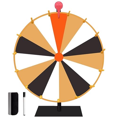 Mednkoku Preisträger 12 '' Spinning Wheel 10 Slots Heavy Duty Spinner mit Metallständer, Radiergummi -Maker -Stift, Spinner für Karneval Games & Engaging Party, Mandeshow Mednkoku Preisträger 12 '' Spinning Wheel 10 Slots Heavy Duty Spinner mit Metallständer, Radiergummi -Maker -Stift, Spinner für Karneval Games & Engaging Party, Mandeshow von Mednkoku