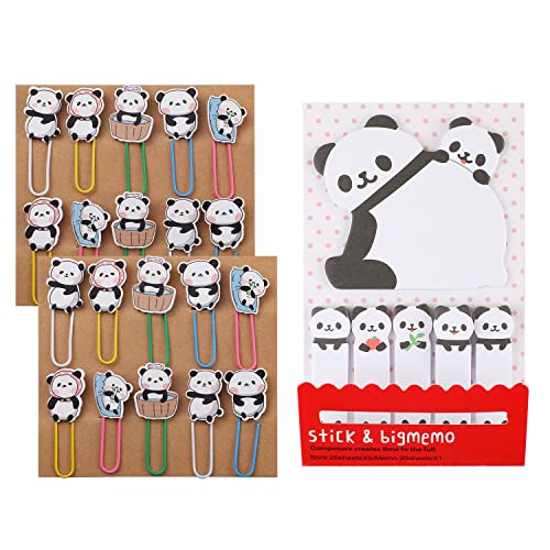 30 Stück Panda-Büroklammer-Lesezeichen, niedlicher Panda-Büroklammer, Lesezeichen mit Panda-Haftnotizen aus Holz für Büro, Schule, Zuhause, Kinder, Mädchen, Jungen, Studenten 30 Stück Panda-Büroklammer-Lesezeichen, niedlicher Panda-Büroklammer, Lesezeichen mit Panda-Haftnotizen aus Holz für Büro, Schule, Zuhause, Kinder, Mädchen, Jungen, Studenten von Medo