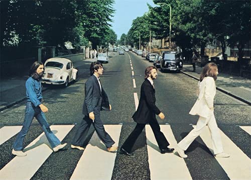 Meecaa Malen nach Zahlen The Beatles Street Kit für Erwachsene Anfänger DIY Ölgemälde 40,6 x 50,8 cm (die Beatles, kein Rahmen) von Meecaa