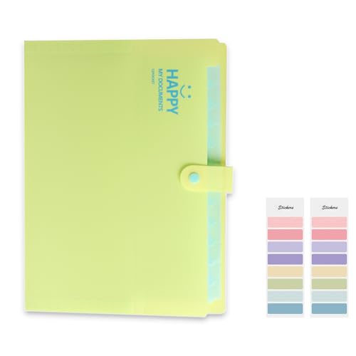 Meekye Fächermappe A4 mit 12 Fächern und 16 Stück Etikette, Dokumentenmappe A4 Ordnungsmappe Mappen Ordnersystem, Document Organizer Für Zuhause, Büro, Schule, Belege Und Auf Reisen Gelb Meekye Fächermappe A4 mit 12 Fächern und 16 Stück Etikette, Dokumentenmappe A4 Ordnungsmappe Mappen Ordnersystem, Document Organizer Für Zuhause, Büro, Schule, Belege Und Auf Reisen Gelb von Meekye