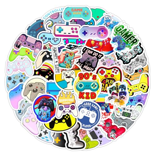 Aufkleber Pack,Game Controller Aufkleber 50 PCS Wasserdicht Laptop Aufkleber für Auto Mottoräde Fahrrad Skateboard Gepäck Laptop Computer Aufkleber Pack,Game Controller Aufkleber 50 PCS Wasserdicht Laptop Aufkleber für Auto Mottoräde Fahrrad Skateboard Gepäck Laptop Computer von Meet-shop