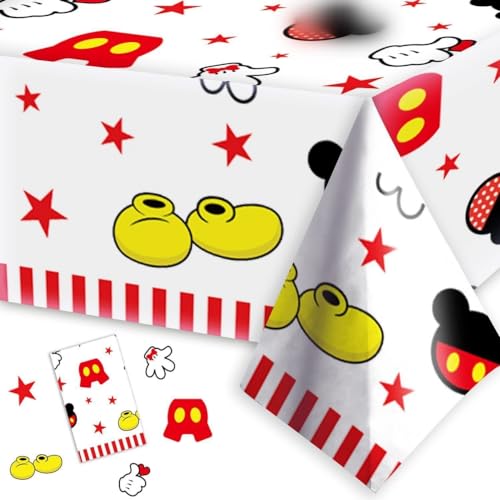 Maus Tischdecken,Mouse Party Tablecloth 130 * 220cm Cake Table Decoration Background Disposable Tablecloth für Junge Girls Birthday Party Decoration Accessories Maus Tischdecken,Mouse Party Tablecloth 130 * 220cm Cake Table Decoration Background Disposable Tablecloth für Junge Girls Birthday Party Decoration Accessories von Meet-shop