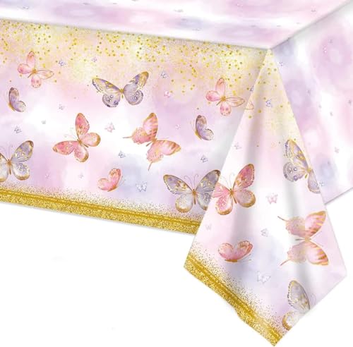 Schmetterling Tischdecken,Schmetterling Party Tablecloth 130 * 220cm Cake Table Decoration Background Disposable Tablecloth für Junge Girls Birthday Party Decoration Accessories Schmetterling Tischdecken,Schmetterling Party Tablecloth 130 * 220cm Cake Table Decoration Background Disposable Tablecloth für Junge Girls Birthday Party Decoration Accessories von Meet-shop