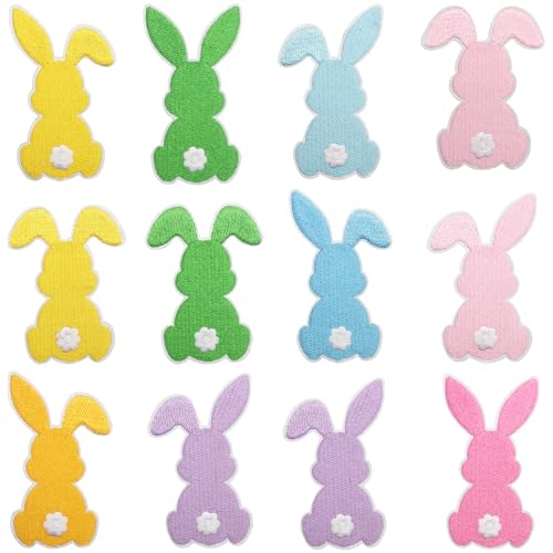 Meetlight Aufnäher zum Aufbügeln für Kinder, bestickte Aufkleber, Applikation für Rucksäcke, Jeans, Jacken, Bastelarbeiten, 12 Stück Meetlight Aufnäher zum Aufbügeln für Kinder, bestickte Aufkleber, Applikation für Rucksäcke, Jeans, Jacken, Bastelarbeiten, 12 Stück von Meetlight