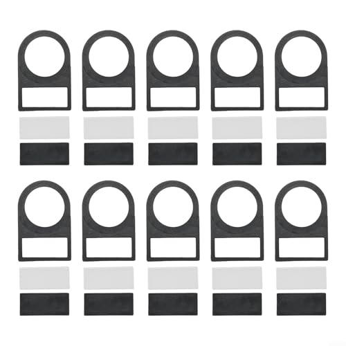 Essential Accessory Druckknopfschalter, Etikettenrahmen, 100 Stück, entworfen für klare Funktionalität von MeevrgR