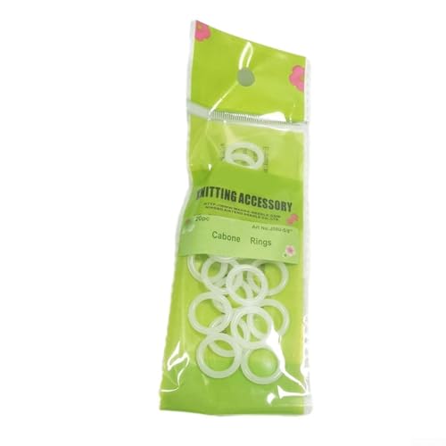Häkelringhaken aus Kunststoff, für Handtaschen, Basteln und Dekoration, praktische Packung (16 mm) von MeevrgR
