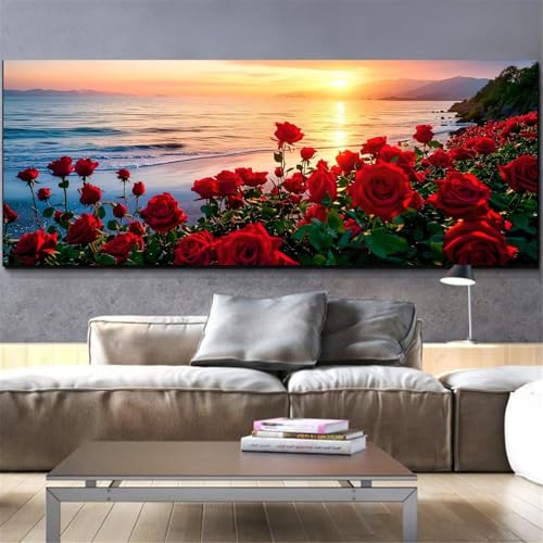 Mefooge Diamond Painting Erwachsene Groß 40x80cm Diamond Painting Rose 5D DIY Malen Nach Zahlen Am Meer Crystal Art Kits Diamant Painting Bilder Home Wand Dekor Geschenke L256 Mefooge Diamond Painting Erwachsene Groß 40x80cm Diamond Painting Rose 5D DIY Malen Nach Zahlen Am Meer Crystal Art Kits Diamant Painting Bilder Home Wand Dekor Geschenke L256 von Mefooge