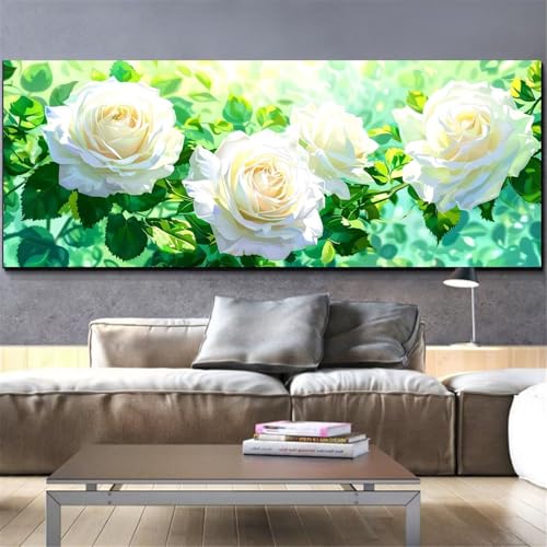 Mefooge Diamond Painting Erwachsene Groß 40x80cm Diamond Painting Weiß 5D DIY Malen Nach Zahlen Rose Crystal Art Kits Diamant Painting Bilder Home Wand Dekor Geschenke L245 Mefooge Diamond Painting Erwachsene Groß 40x80cm Diamond Painting Weiß 5D DIY Malen Nach Zahlen Rose Crystal Art Kits Diamant Painting Bilder Home Wand Dekor Geschenke L245 von Mefooge