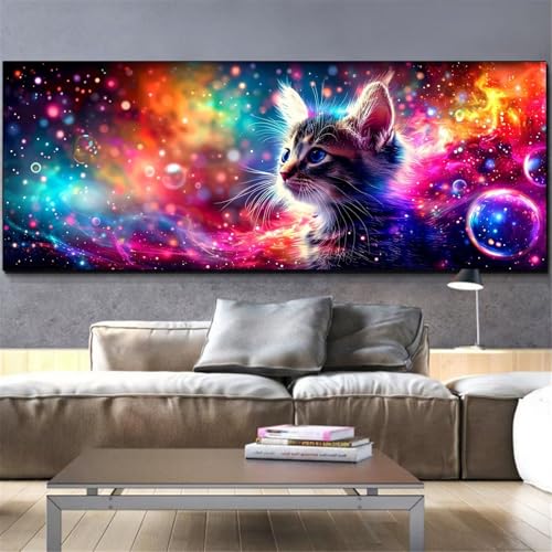 Mefooge Diamond Painting Katze Diamond Painting Erwachsene Groß 30x90cm Farbe Diamant Malerei Malen Nach Zahlen Full Drill Crystal Art Stickerei Malerei Kits für Home Dekor Geschenke L231 Mefooge Diamond Painting Katze Diamond Painting Erwachsene Groß 30x90cm Farbe Diamant Malerei Malen Nach Zahlen Full Drill Crystal Art Stickerei Malerei Kits für Home Dekor Geschenke L231 von Mefooge