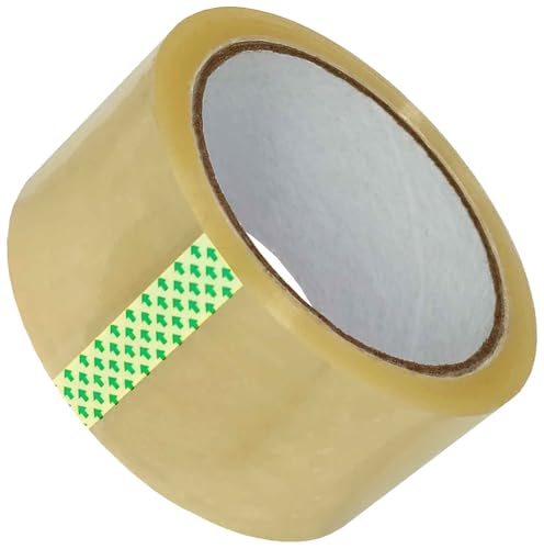 MegaHaustechnik 12 Rollen Paketklebeband Transparent 48mm x 66 Meter für Standard-Abroller Ø ca.76mm - Klebeband Packband Durchsichtig für Pakete MegaHaustechnik 12 Rollen Paketklebeband Transparent 48mm x 66 Meter für Standard-Abroller Ø ca.76mm - Klebeband Packband Durchsichtig für Pakete von MegaHaustechnik