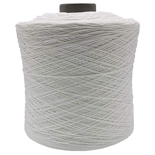Ilkadim Gummiband 25m, 50m oder 100m Soft 3mm rund weiß, Gummilitze, Softgummi elastisches Band, (25 Meter) von MeGaProm