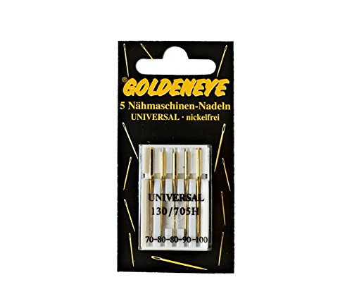 5 Nähmaschinennadeln Universal 130/705H Flachkolben für Nähmaschine 5 Nähmaschinennadeln Universal 130/705H Flachkolben für Nähmaschine von Megashop2000