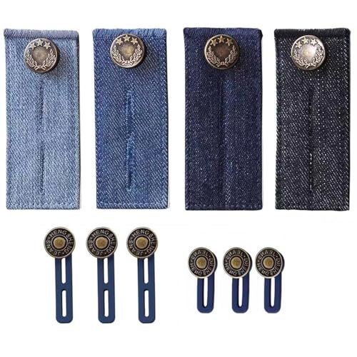 Hosenbunderweiterung Knopf, 10Stück Taille Extender Elastischen Knopf, Einziehbare Knöpfe, Jeans Einziehbare Knöpfe, Adjustable Bund Expander Jeans für Hemd Hosen Kleid Hosen Schwangere Hosen-Unisex Hosenbunderweiterung Knopf, 10Stück Taille Extender Elastischen Knopf, Einziehbare Knöpfe, Jeans Einziehbare Knöpfe, Adjustable Bund Expander Jeans für Hemd Hosen Kleid Hosen Schwangere Hosen-Unisex von Megcdtr