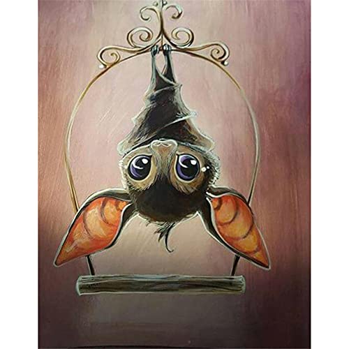 DIY 5D Diamant Gemälde Voll Kits Cartoon Fledermaus Full Drill Diamond Painting Erwachsene Kinder Kristall Strass Stickerei Kreuzstich Diamant Art Kunsthandwerk Home Wand Dekor Geschenk 40x50cm E869 DIY 5D Diamant Gemälde Voll Kits Cartoon Fledermaus Full Drill Diamond Painting Erwachsene Kinder Kristall Strass Stickerei Kreuzstich Diamant Art Kunsthandwerk Home Wand Dekor Geschenk 40x50cm E869 von Meiaiao