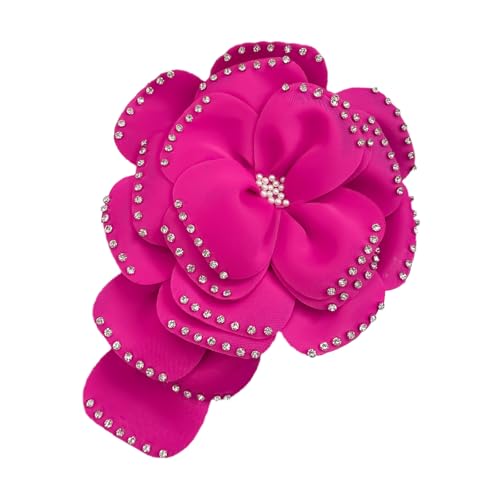 Auffällige übergroße Blumen-Applikation für Kleidung, Mützen, Nähen, Schals, Hochzeitskleider, Dekorationen, Zubehör von Meiliyizu