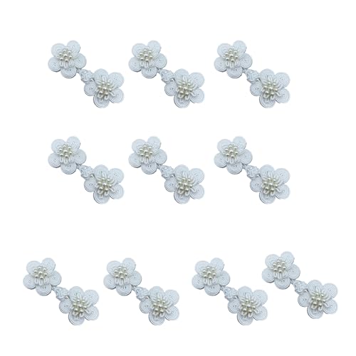 Elegante, handgefertigte chinesische Pankou-Knoten-Knöpfe für traditionelle Cheongsam-Accessoires, mehrfarbige Knöpfe von Meiliyizu