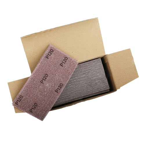 Extra flexible Schleifblätter, Aluminiumoxide, Netz-Schleifpapier, 50 Stück, für Kurven, Oberflächen, Holzhandwerk, Automobil-Reparatur, Aluminiumoxid-Schleifpapier Extra flexible Schleifblätter, Aluminiumoxide, Netz-Schleifpapier, 50 Stück, für Kurven, Oberflächen, Holzhandwerk, Automobil-Reparatur, Aluminiumoxid-Schleifpapier von Meiliyizu