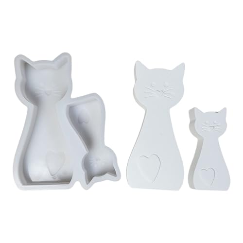 Katzengussformen, Gips, Silikon, Ornament, Gussteile, Epoxidharz, Backen, Katzen, Tier, Silikon, Ornament, Backen von Meiliyizu