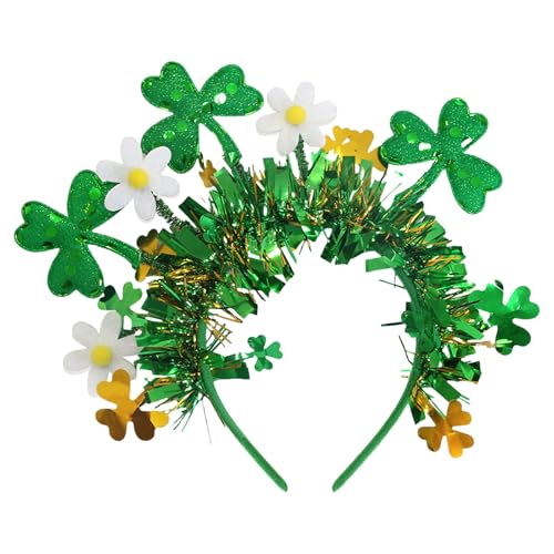 Meiliyizu Buntes grünes Party-Stirnband, ideal zum Feiern des Patrick's Days, Dekoration für Festivals und Partyzubehör, Feiertags-Set Meiliyizu Buntes grünes Party-Stirnband, ideal zum Feiern des Patrick's Days, Dekoration für Festivals und Partyzubehör, Feiertags-Set von Meiliyizu