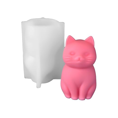 Meiliyizu Kerzenform in Katzenform, Katzenförmige Kerzenformen für die Herstellung von Kerzen, Seife, Gipsdekorationen, Katzenförmige Silikonformen für Epoxidharz, L Meiliyizu Kerzenform in Katzenform, Katzenförmige Kerzenformen für die Herstellung von Kerzen, Seife, Gipsdekorationen, Katzenförmige Silikonformen für Epoxidharz, L von Meiliyizu